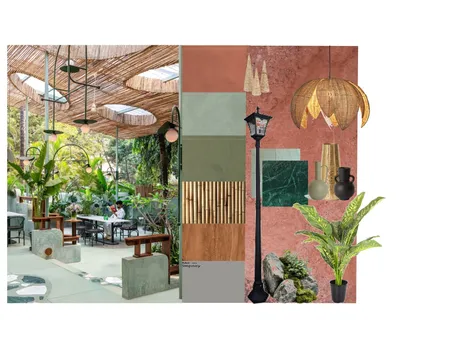 Color board for Restaurant at Shil Interior Design Mood Board by missbatra_ on Style Sourcebook