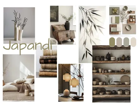 Design Style Mood Board - Japandi Interior Design Mood Board by franzi.tobergte@gmail.com on Style Sourcebook