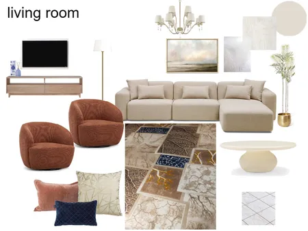 Living room Interior Design Mood Board by Menna Hesham on Style Sourcebook