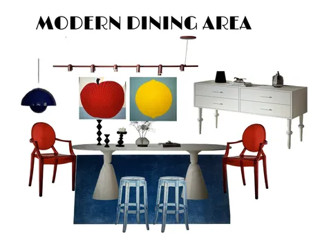 Modern Dining Area Interior Design Mood Board by al1168ster@gmail.com on Style Sourcebook