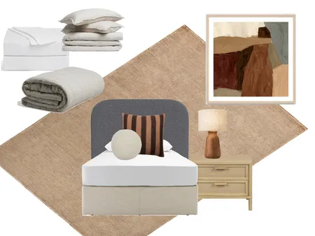 5/1023 brunswick street, new farm. - second bedroom Interior Design Mood Board by tlaws on Style Sourcebook