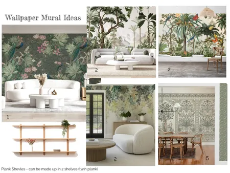 Wallpaper Options Interior Design Mood Board by Green Room Interiors on Style Sourcebook