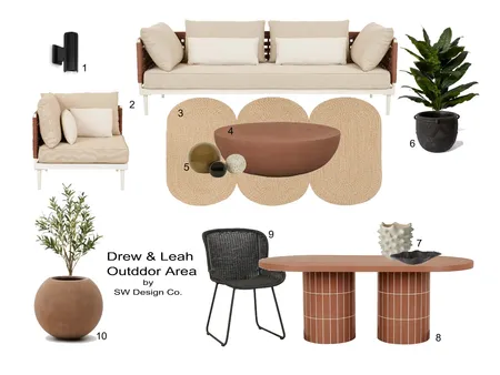 Drew & Leah Outdoor Area Interior Design Mood Board by simone.w on Style Sourcebook