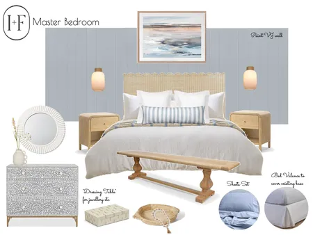 Master Bedroom Moodboard Interior Design Mood Board by Ivy + Finch Design on Style Sourcebook