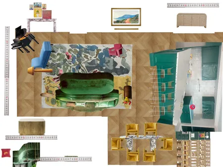 Great Room Space Planning Scale Interior Design Mood Board by dl2407 on Style Sourcebook