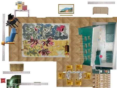 Great Room Space Planning Scale Interior Design Mood Board by dl2407 on Style Sourcebook