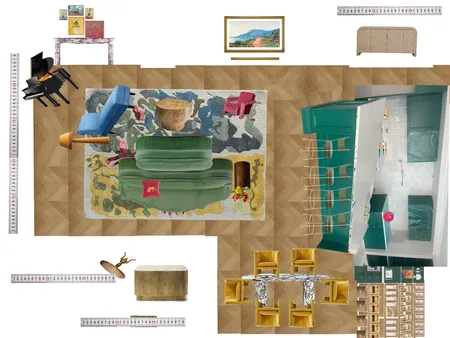 Great Room Space Planning Scale Interior Design Mood Board by dl2407 on Style Sourcebook