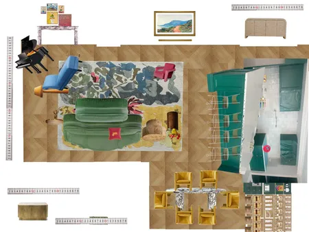 Great Room Space Planning Scale Interior Design Mood Board by dl2407 on Style Sourcebook