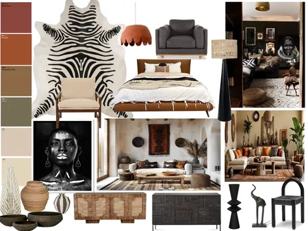 African Mood Board Interior Design Mood Board by Kailee Louise on Style Sourcebook