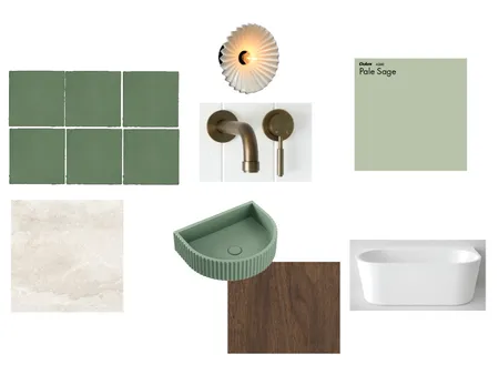 Lorenz Main Bathroom option 1 Interior Design Mood Board by Peak Projects on Style Sourcebook