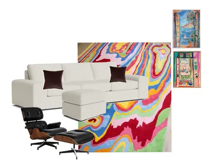 Cheerful + Eclectic Living Room Interior Design Mood Board by kelseyannlinehan@gmail.com on Style Sourcebook