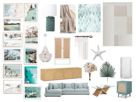 Aqua Beach Interior Design Mood Board by Sterlingrose on Style Sourcebook