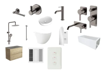 our new bathrooms Interior Design Mood Board by nmwyatt71@gmail.con on Style Sourcebook