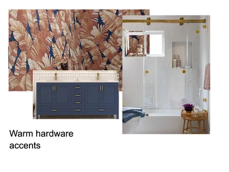 Wallpaper Bathroom Interior Design Mood Board by MTLuppino@gmail.com on Style Sourcebook