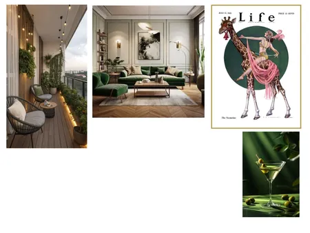Upper-Level Lush Haven Concept Generator 1 Interior Design Mood Board by Kylie W on Style Sourcebook