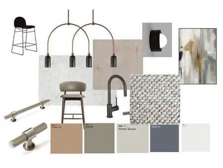Moody Interior Design Mood Board by Elm & Ember Interiors on Style Sourcebook