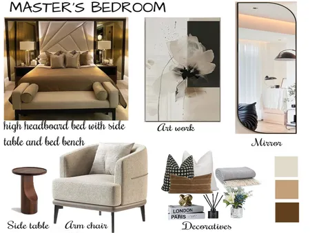 mr taiwos masters bedroom Interior Design Mood Board by kehindeh052@gmail.com on Style Sourcebook