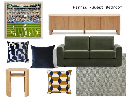 Guest Bedroom Interior Design Mood Board by East Lane Home on Style Sourcebook