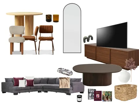 Living/Dining Interior Design Mood Board by taylanichols22@hotmail.com on Style Sourcebook