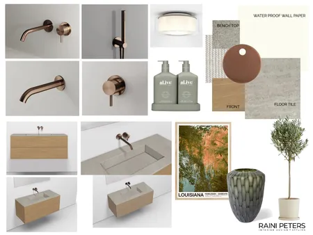 Main bathroom 5 Interior Design Mood Board by Raini Peters Interior Design + Styling on Style Sourcebook