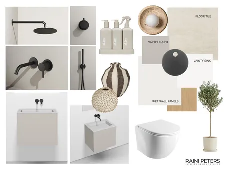 Guest batrhoom 5 Interior Design Mood Board by Raini Peters Interior Design + Styling on Style Sourcebook