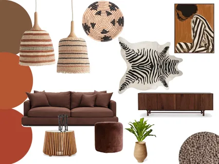 African Design Style Sample Board Interior Design Mood Board by ellakfitzgerald on Style Sourcebook