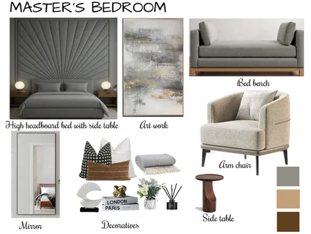 mr taiwos masters bedroom Interior Design Mood Board by kehindeh052@gmail.com on Style Sourcebook