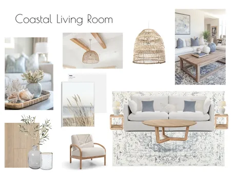 Coastal Living Room Interior Design Mood Board by Elise D. on Style Sourcebook