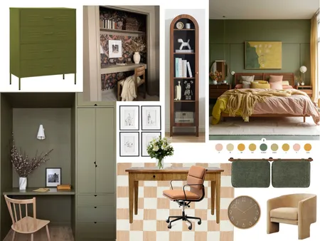 Syed Office & Guest Room Interior Design Mood Board by Lauren Thompson on Style Sourcebook