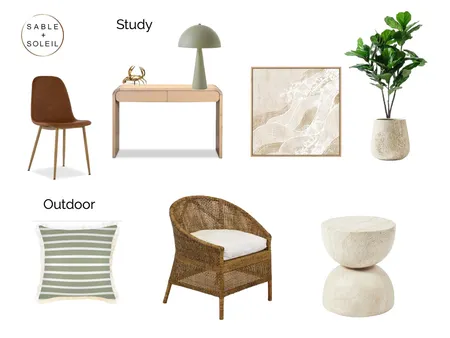 Urraween Display - Study + Outdoor Interior Design Mood Board by Sable + Soleil on Style Sourcebook