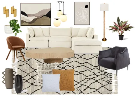 Living Room Sample Interior Design Mood Board by klhughey87@outlook.com on Style Sourcebook