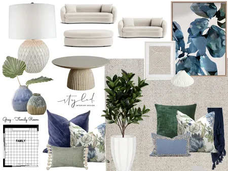 Allyson - Family Room Interior Design Mood Board by Styled Interior Design on Style Sourcebook