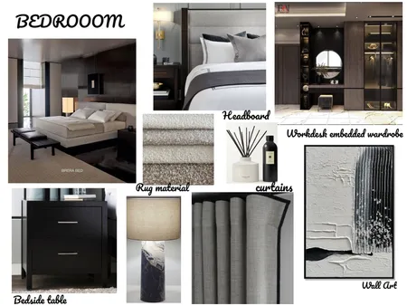 Architect bedroom Interior Design Mood Board by Oeuvre designs on Style Sourcebook