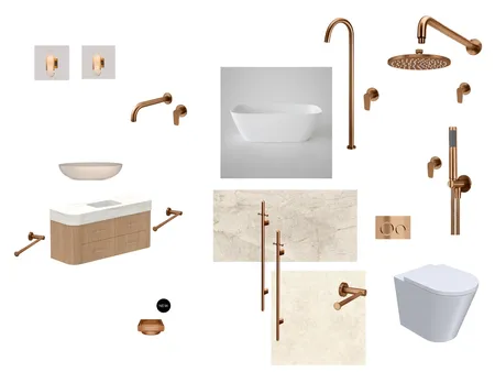 Barden Ridge Acreage Main Bathroom Interior Design Mood Board by Savannah Interior Design on Style Sourcebook