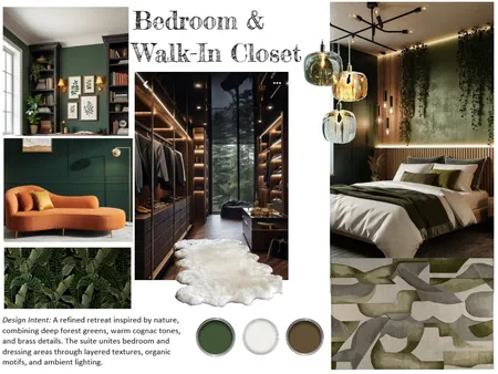 Bedroom & Walk in Closet Interior Design Mood Board by EvanHarrington on Style Sourcebook