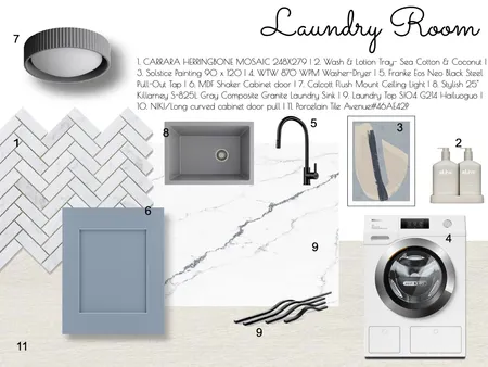 Laundry Room Interior Design Mood Board by kissesfyg@gmail.com on Style Sourcebook