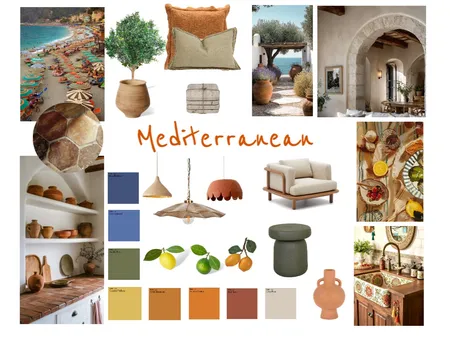 mediterranean mood board Interior Design Mood Board by KateH02 on Style Sourcebook