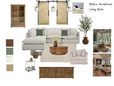 Modern Farmhouse living room Interior Design Mood Board by KateH02 on Style Sourcebook