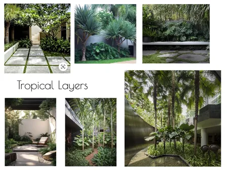 Tropical Layers Interior Design Mood Board by Olive & Pink on Style Sourcebook