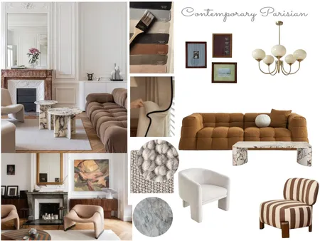 Contemporary Parisian Interior Design Mood Board by TLCameron on Style Sourcebook