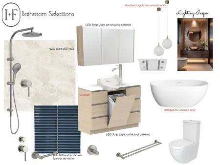 Main ensuite Interior Design Mood Board by Ivy + Finch Design on Style Sourcebook