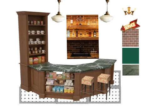 Bar & Kitchen Interior Design Mood Board by aleaisla on Style Sourcebook