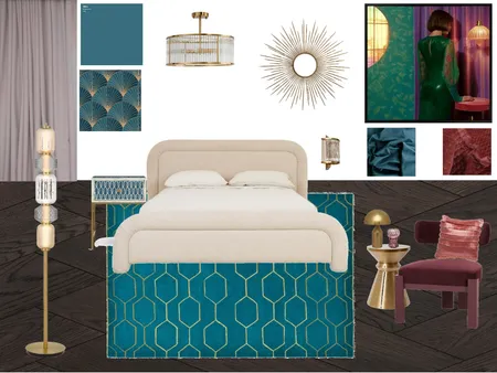 art deco bedroom.2 Interior Design Mood Board by melissa lupton on Style Sourcebook
