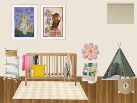Baby Girl Room 2 Interior Design Mood Board by tutuprat on Style Sourcebook