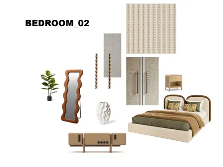 BEDROOM_02 Interior Design Mood Board by GAJAGOWNI on Style Sourcebook