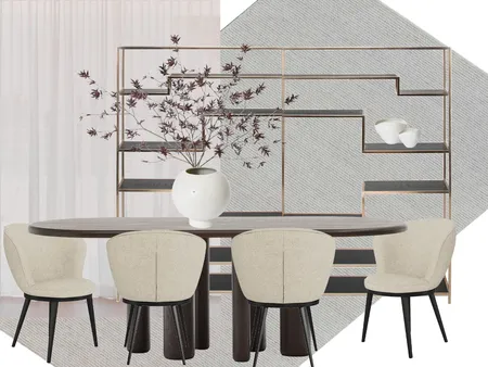 1 hopetoun way, new farm -  dining dark option Interior Design Mood Board by tlaws on Style Sourcebook
