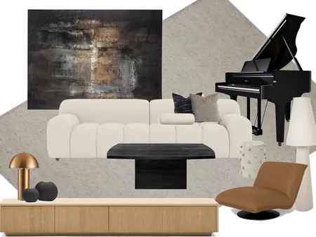 1 hopetoun way, new farm -  main lounge room dark two Interior Design Mood Board by tlaws on Style Sourcebook