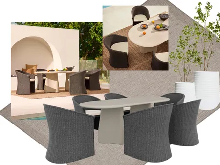 1 hopetoun way, new farm -  dining dark outdoor Interior Design Mood Board by tlaws on Style Sourcebook