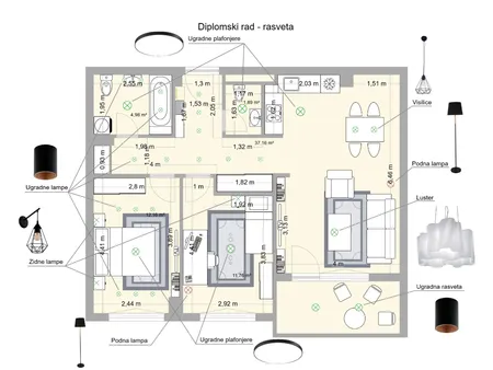 Diplomski rad - rasveta Interior Design Mood Board by milica05 on Style Sourcebook