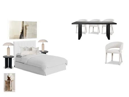 Phil O'OBrien Eastbourne Bedroom and Dining Interior Design Mood Board by Bronwynblue on Style Sourcebook